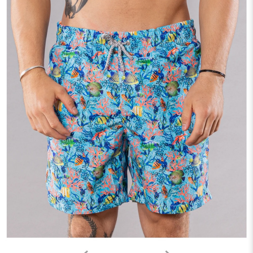 Men's School of Fish Swim Trunks